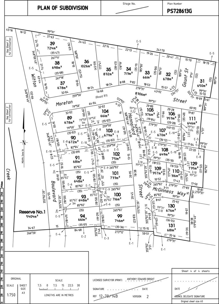HOW DO I READ A PLAN OF SUBDIVISION? Build in Oz